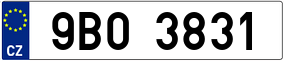 Truck License Plate